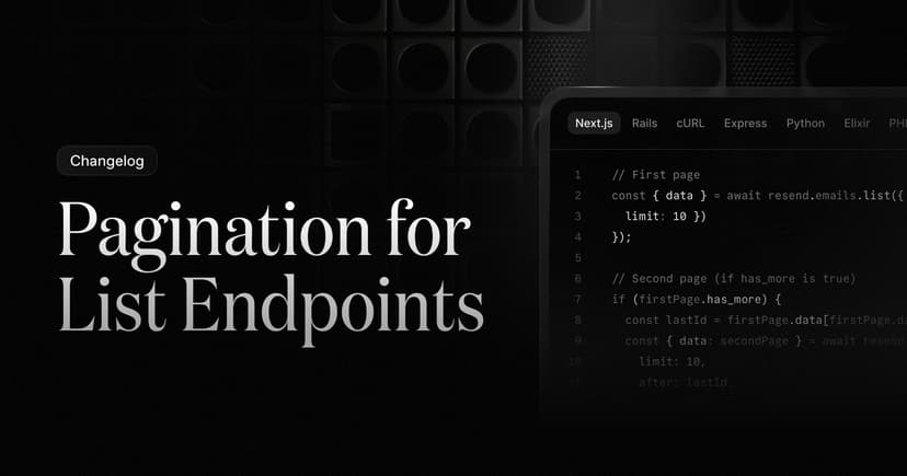 Pagination for List Endpoints